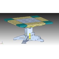Svářečský stůl - černý hydr s modulovým kompletem