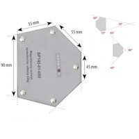 Magnetický svařovací držák, max. pracovní zatížení 22 kg