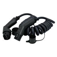 Nabíjecí kabel pro elektromobily - T2 / T2 SPIRAL - 5 m - 32 A 1ph 7.2 kW