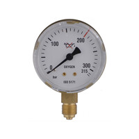 Manometr Oxygen 315/200  bar 63mm